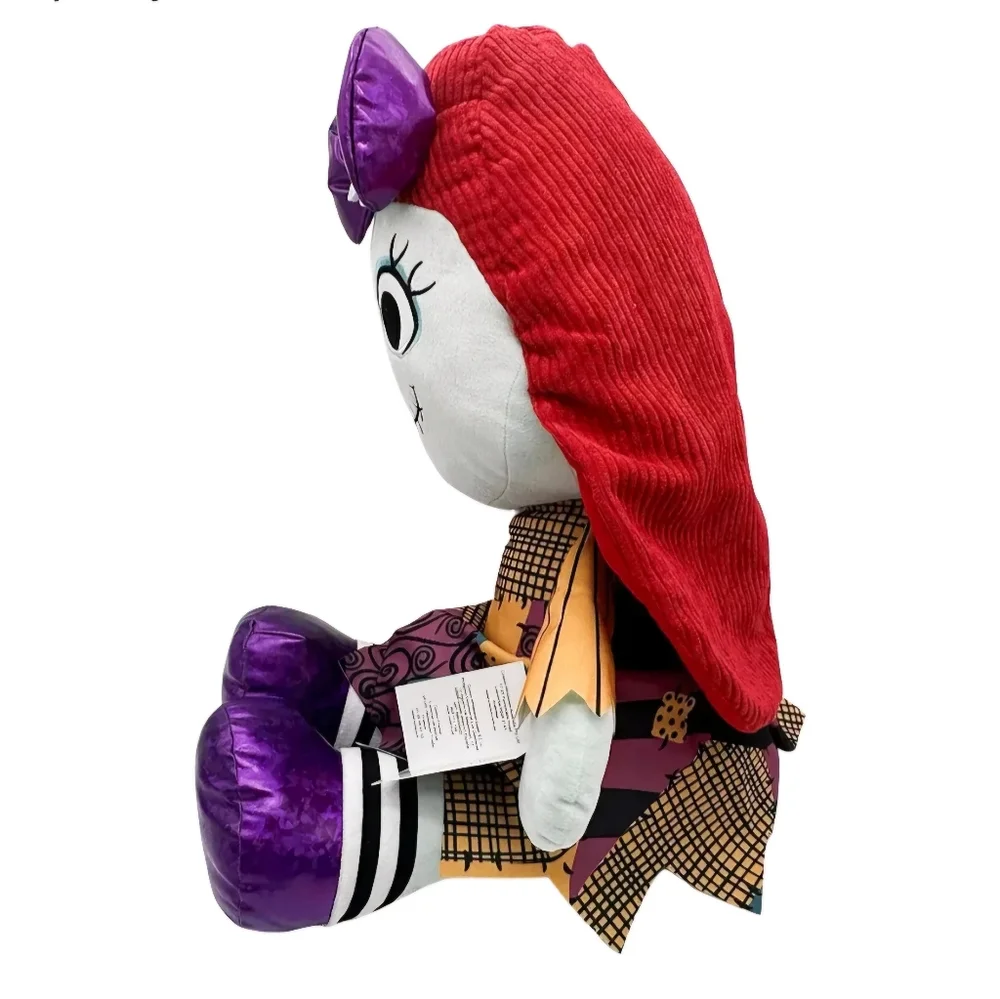 Sally Plush Doll XL with Red Hair and Purple Bow